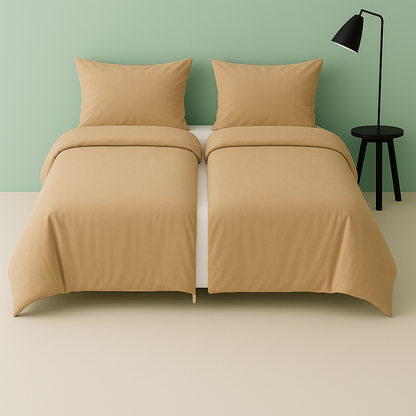 Settoo DuoCover unzipped - 2 single couple duvet covers with zipper